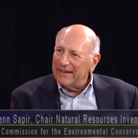 Screen shot of Glenn Sapir, Chair of the Natural Resources Inventory Committee for the Town of Putnam Valley Commission for the Environment, during a video interview.